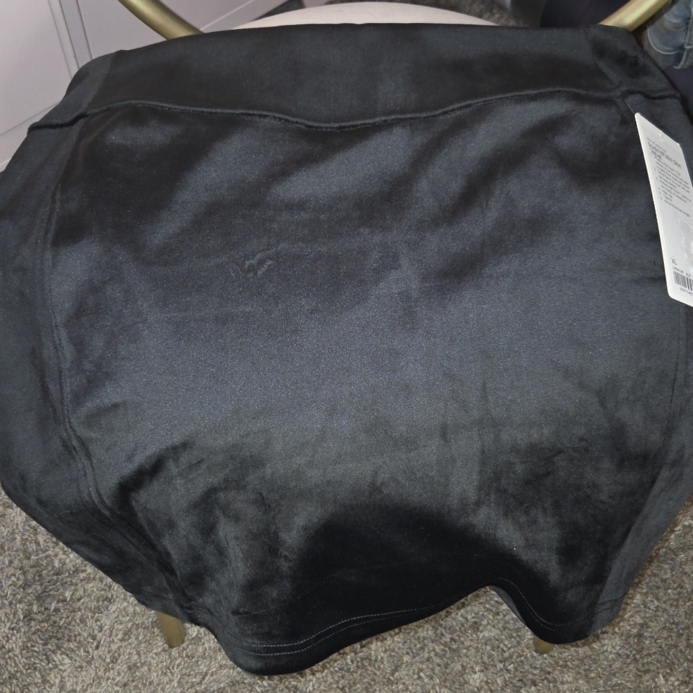 Black Mini Skirt SCUBA HR Mini Skirt VELVET MATERIAL